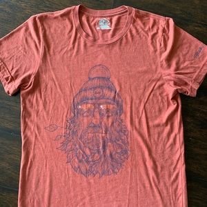 Meridian Line Men’s Moab Utah Bearded Man Tshirt